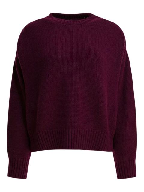 cable-knit cashmere sweater