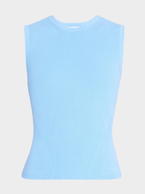 Sid Sleeveless Ribbed Top