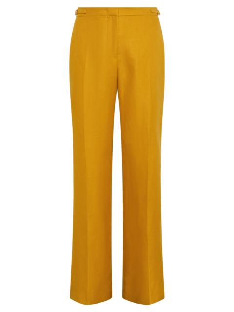Vesta Flare Pant in Golden Birch Linen Twill