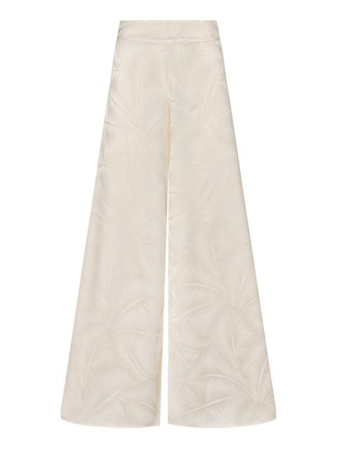 Jacquard Musical Pants off-white