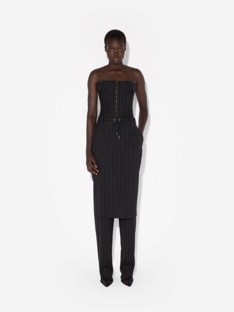 THE LACE-UP SUIT PANT SKIRT