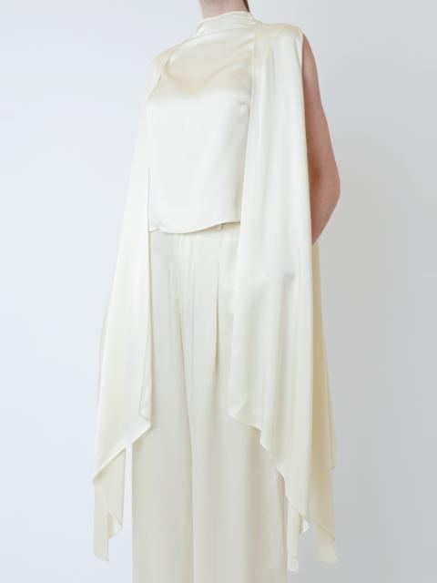 Satin Cape Sleeve Top