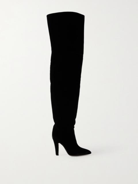 Elsa Velvet Over-the-knee Boots