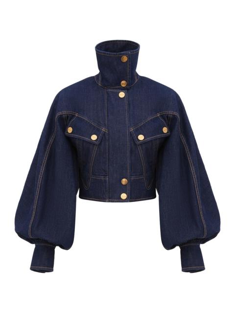 LUNA DENIM UTILITY BOMBER