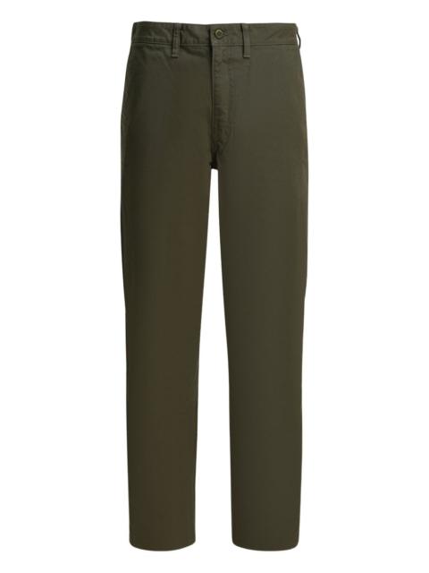 logo patch trousers