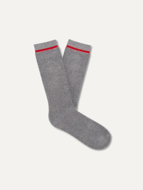 ® Men's Kyro Cozy Crew Sock Bamboo Rayon in Marled Grey