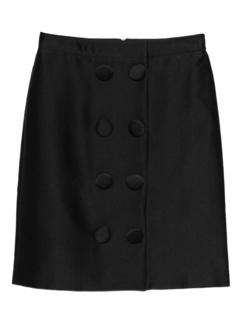 button-embellished skirt