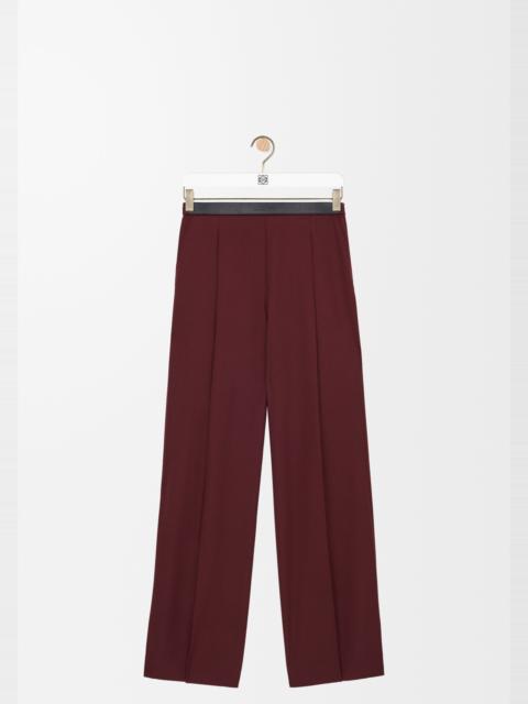 Trousers in wool
