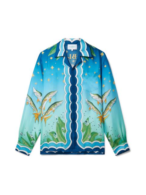 Casa Kaspia Caviar Cuban Collar Shirt | Casablanca Paris