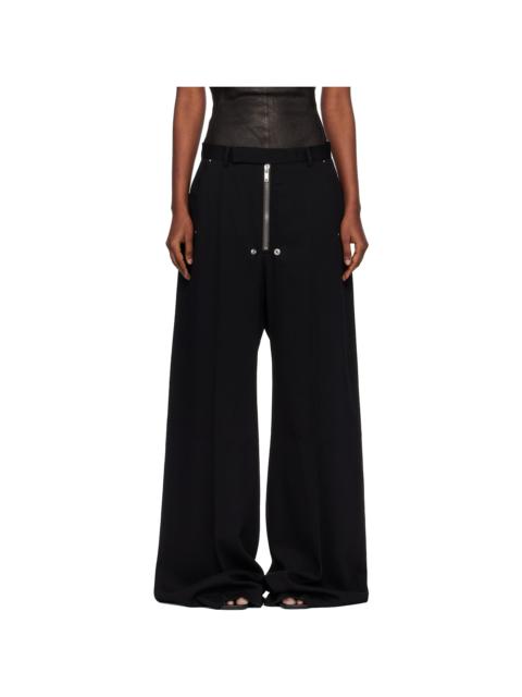 Black Tailored Wide Belas Trousers