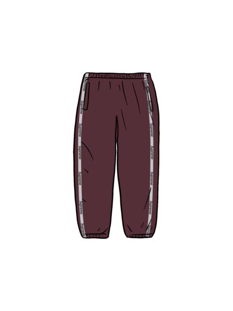 Supreme Reflective Zip Track Pant Purple