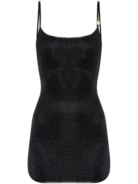 lurex mini dress