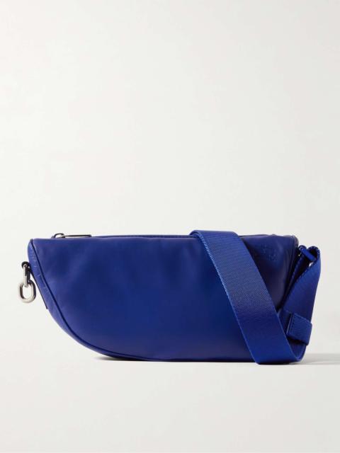 Padded Leather Messenger Bag