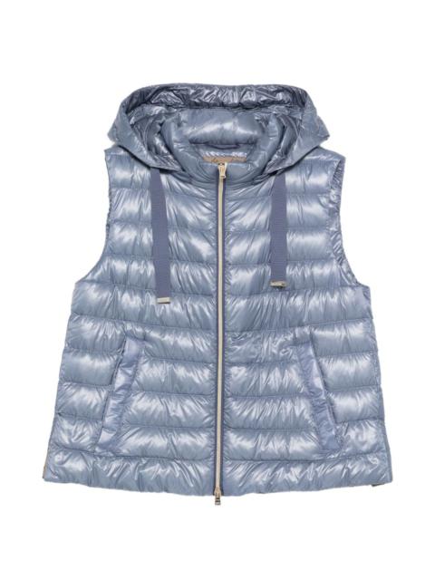 hooded gilet