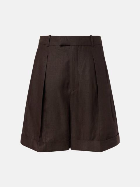 Combray linen Bermuda shorts