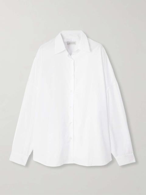 Cotton-poplin shirt White