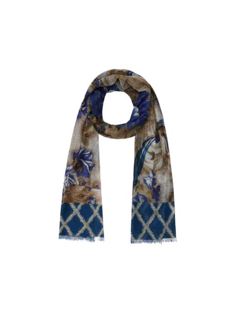 Hawnbci floral-print scarf
