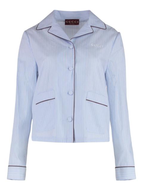 striped cotton shirt