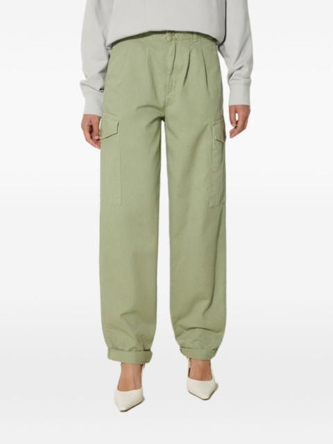 pleated cargo trousers