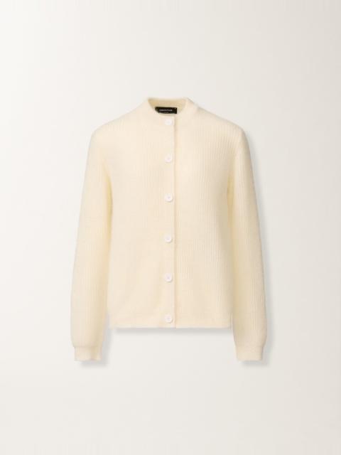 Mohair cardigan with sequins