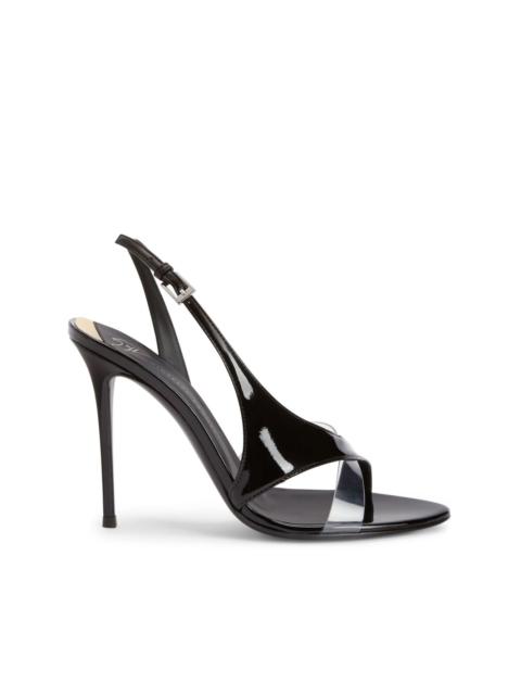 Marthine 105mm slingback sandals