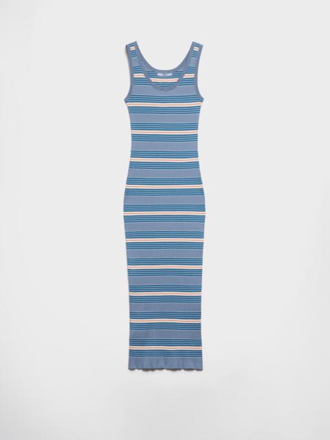 Striped cotton dress