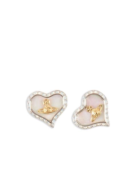 heart-shaped earrings