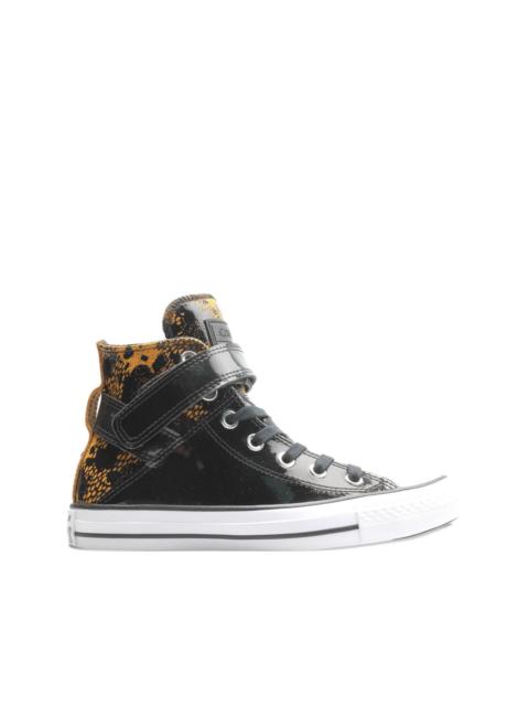 animal-print sneakers