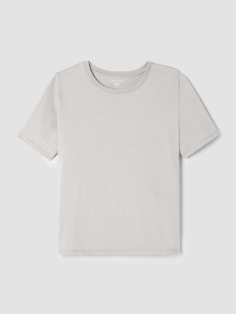 Organic Pima Cotton Jersey Round Neck Tee