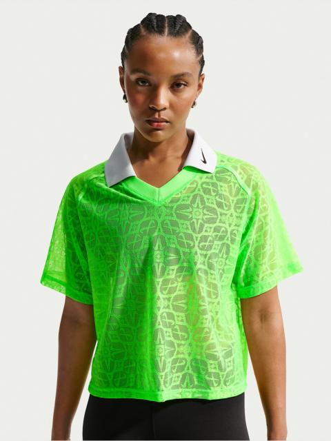 Nike Sportswear Women's Loose Lace Polo Jersey Top