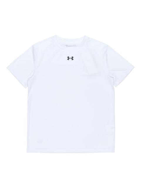 Men's Under Armour Casual Sports Round Neck Training Short Sleeve White 21500513-100