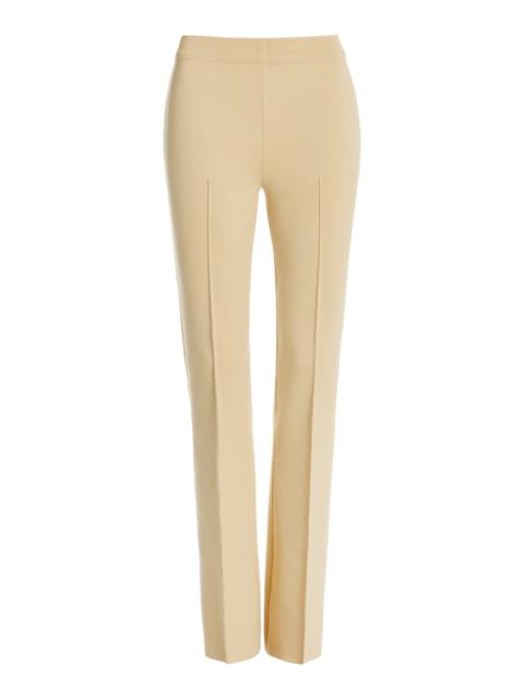 Long Kick Stretch-Cotton Flared Pants neutral