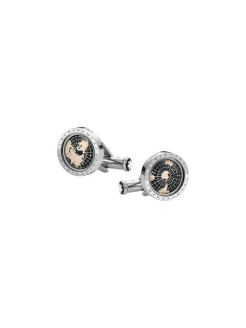 Montblanc 1858 Geosphere Cufflinks Black
