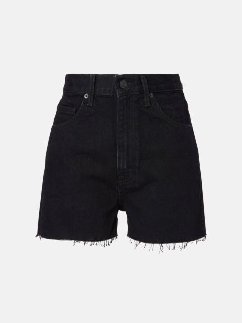 Cobain low-rise denim shorts