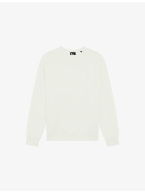 Crewneck Regular-Fit Stretch Wool And Cotton-Blend Jumper