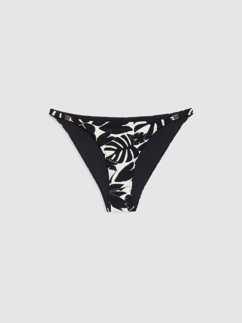 Bellamy Bikini Bottom - Black Bird Of Paradise