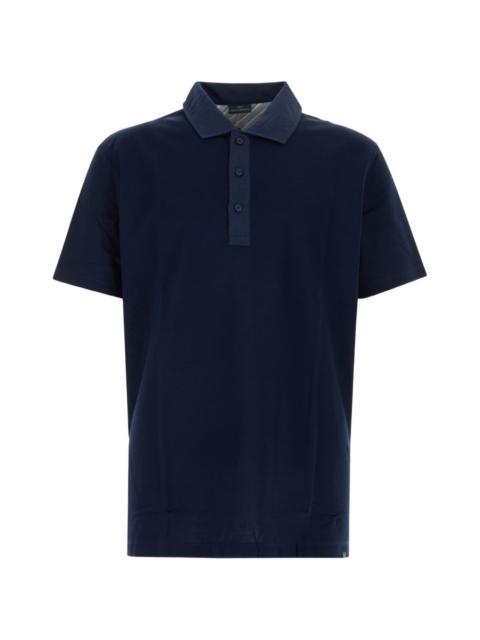 buttoned polo shirt