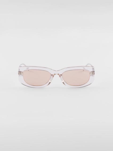 Sunglasses with triangle logo