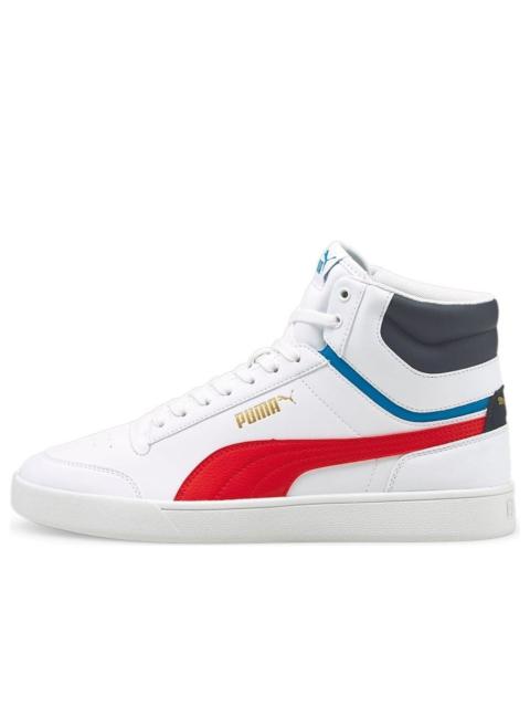 PUMA Shuffle Mid 'White High Risk Red' 380748-03