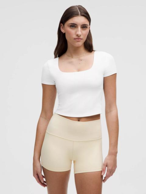 Wunder Under SmoothCover Square-Neck T-Shirt