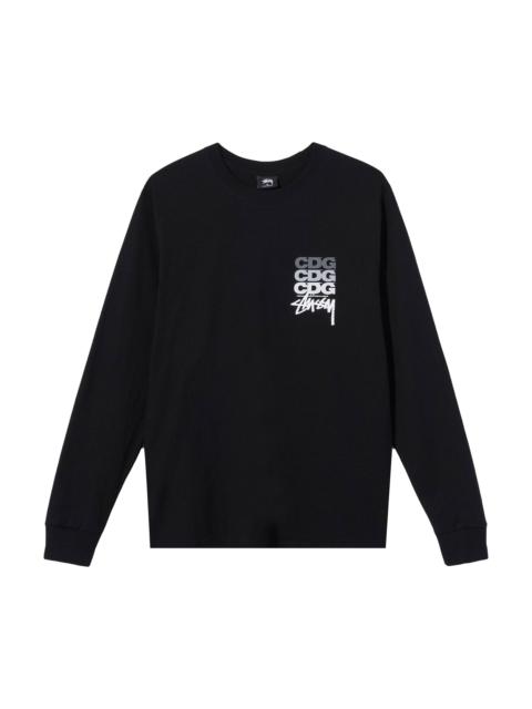 Stussy x Comme des Garçons Dot Long-Sleeve T-Shirt 'Black'