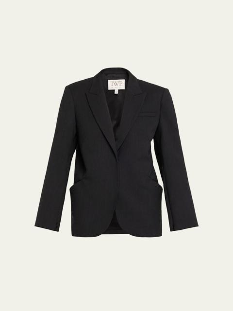 Perfect Boyfriend Single-Breasted Blazer Jacket