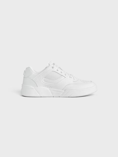 CELINE TRAINER CT-09 LOW TOP SNEAKER IN CALFSKIN AND MESH