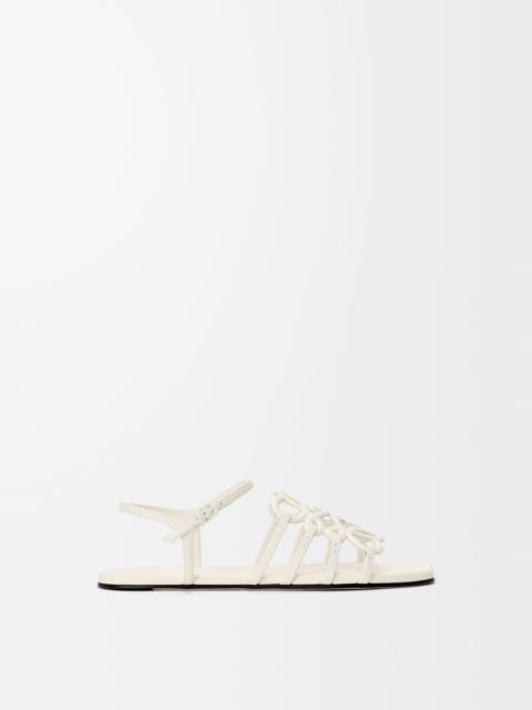 Petal Anagram sandal in calfskin
