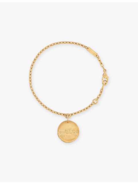 Zodiaque Medal Virgo 18ct Yellow-Gold Bracelet