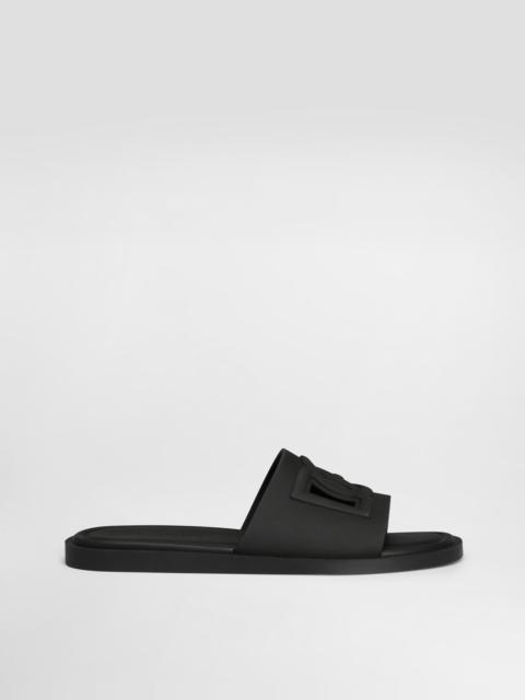 Rubber beachwear sliders