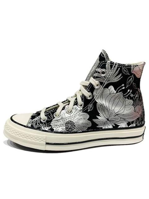 (WMNS) Converse Chuck 70 High 'Vintage Floral - Black Silver' 569236C