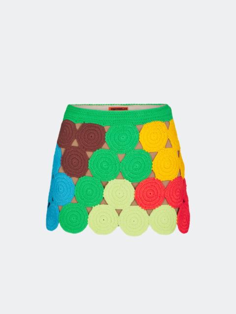Beep Beep Mini Skirt in Island Multi
