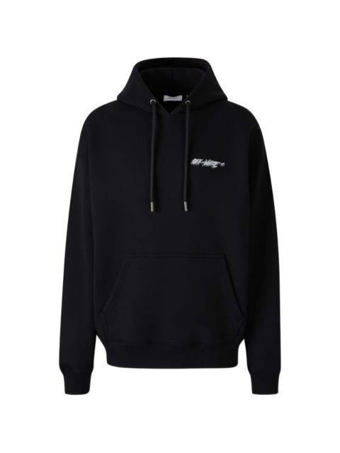 logo-print hoodie