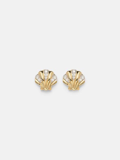 Petite Venus 14kt gold (585/1000) stud earrings